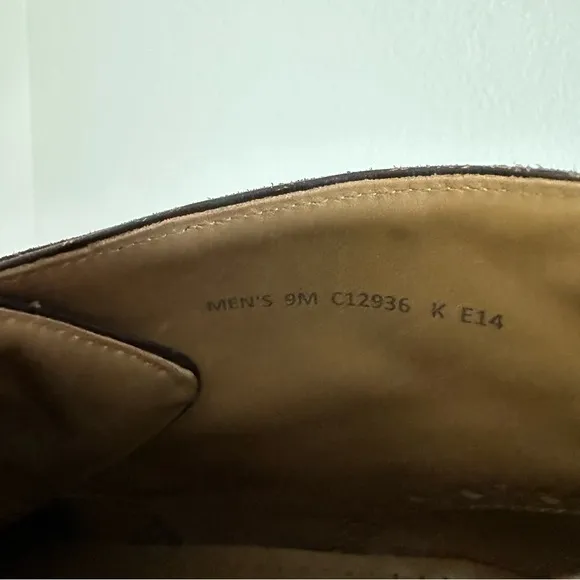 Cole Haan Grand Brown Suede Leather Almond Toe Cambridge Chukka Boots