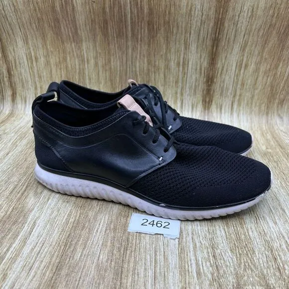 Cole‎ Haan Grand Motion Knit Men's Size 9.5 M Shoes Casual Black White Mesh