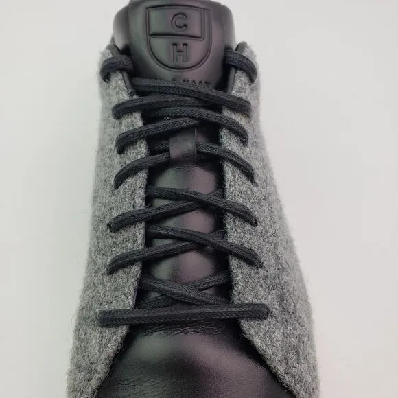 Cole Haan GrandPro Mens Size 10 Gray Black Wool Faribault Woolen Mills Shoes