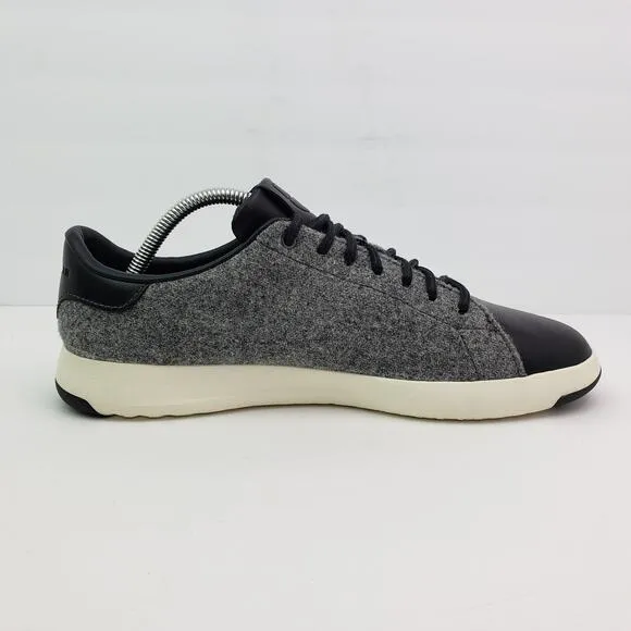 Cole Haan GrandPro Mens Size 10 Gray Black Wool Faribault Woolen Mills Shoes
