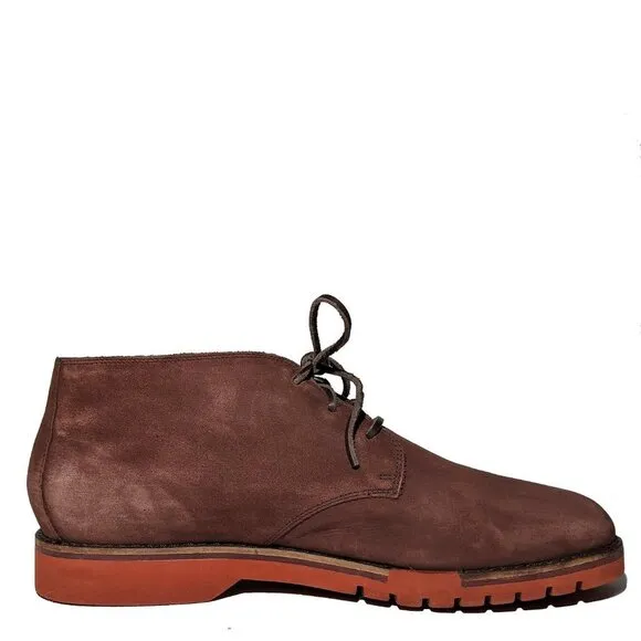 Cole Haan Gran.OS Suede Plum Chukka Sz 10.5