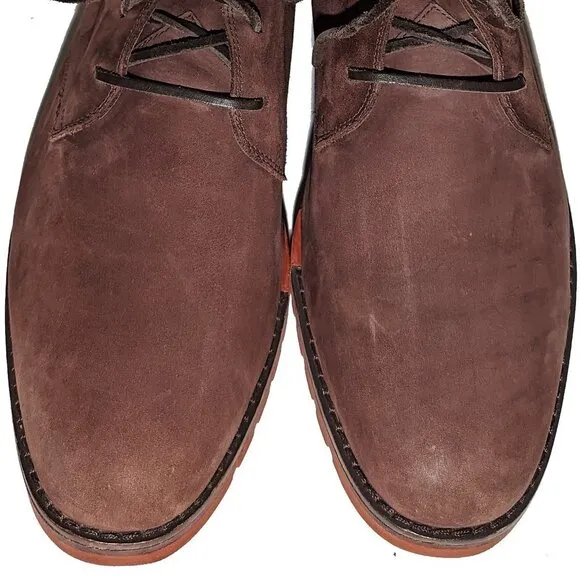 Cole Haan Gran.OS Suede Plum Chukka Sz 10.5