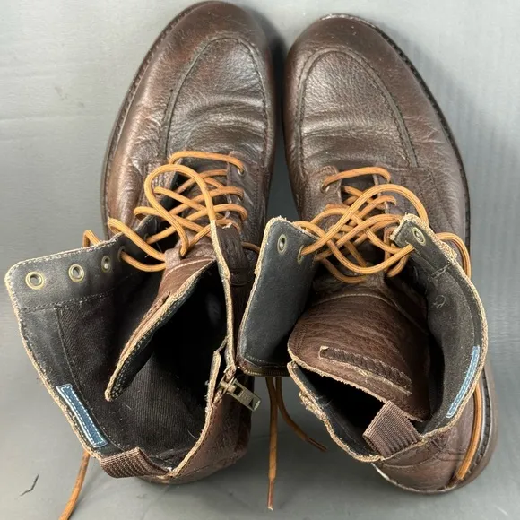 Cole Haan Jameson leather waterproof brown  boots mens size 13