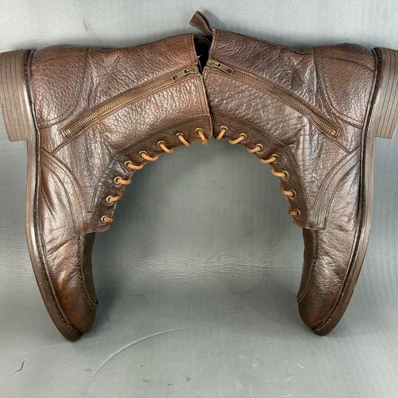 Cole Haan Jameson leather waterproof brown  boots mens size 13