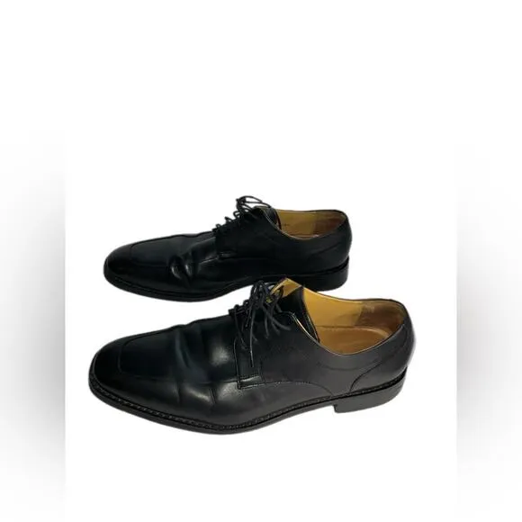 Cole Haan Leather Lace-Up Shoes Black Mens US 11.5M