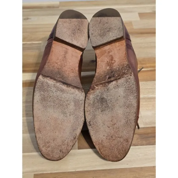 Cole Haan Men's Brown Leather Cap Toe Oxfords Shoes 8.5