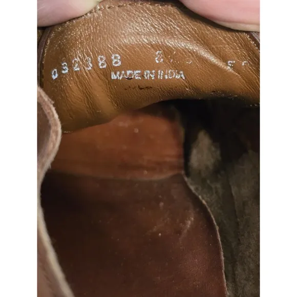 Cole Haan Men's Brown Leather Cap Toe Oxfords Shoes 8.5