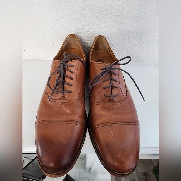 Cole Haan Men's Brown Leather Oxford Shoes Cap Toe