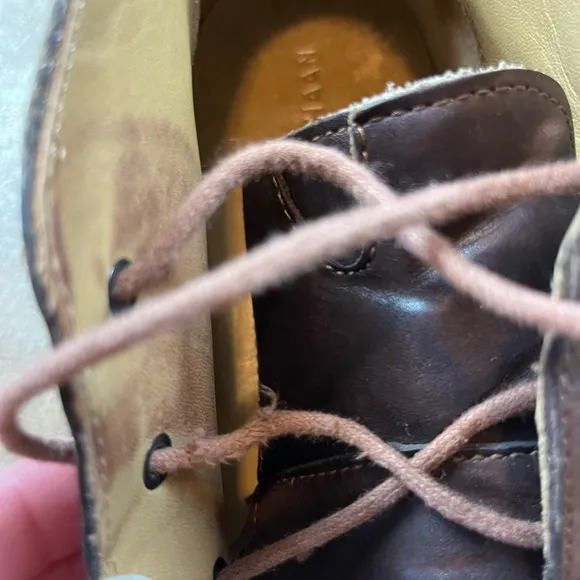 Cole Haan Men's Brown Leather Shoes with Vibram Soles Size: 10 1/2