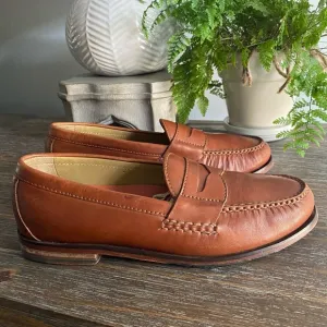 Cole Haan Men’s Grand Pinch Penny Loafer Leather Slip On Shoe Tan Camel Brown 8M