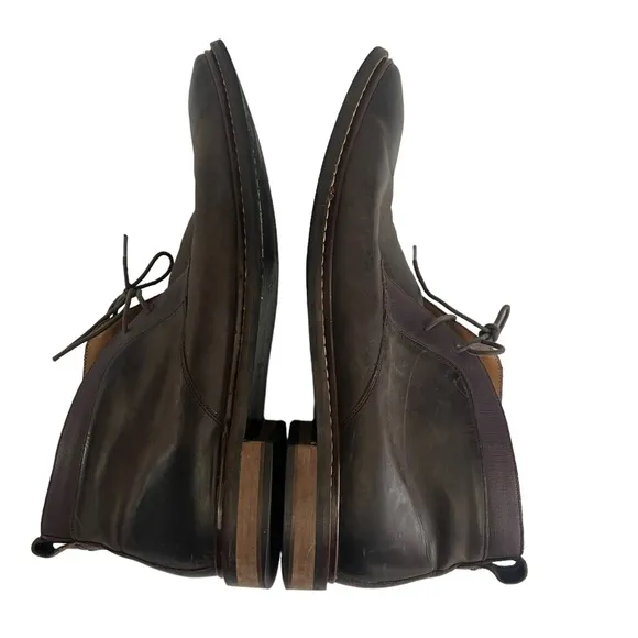 Cole Haan Men's Graydon Chukka Boots Woodbury Brown Leather size 12M