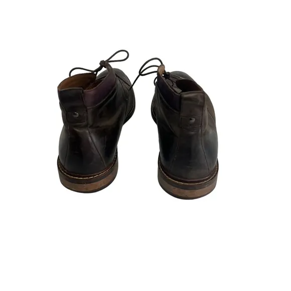 Cole Haan Men's Graydon Chukka Boots Woodbury Brown Leather size 12M