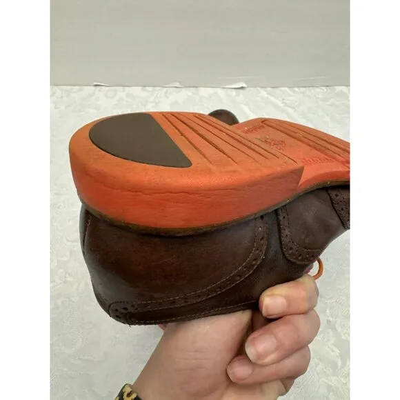 Cole‎ Haan Men’s Size 10.5M Great Jones Wingtip Shoes Brown Orange C11235