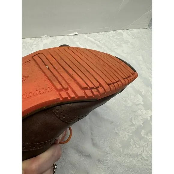 Cole‎ Haan Men’s Size 10.5M Great Jones Wingtip Shoes Brown Orange C11235