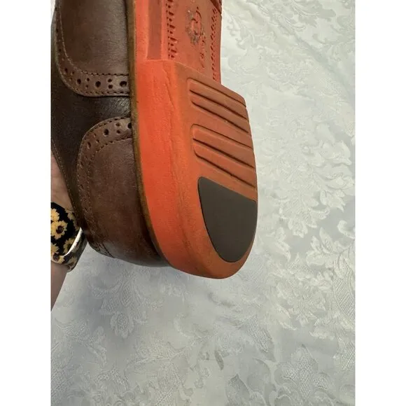 Cole‎ Haan Men’s Size 10.5M Great Jones Wingtip Shoes Brown Orange C11235