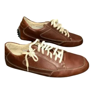 Cole Haan Men’s Size 12 Lace-Up Driving Shoes Brown Air Grant Leather Sneakers