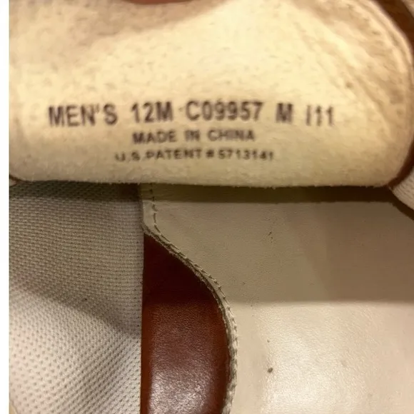 Cole Haan Men’s Size 12 Lace-Up Driving Shoes Brown Air Grant Leather Sneakers