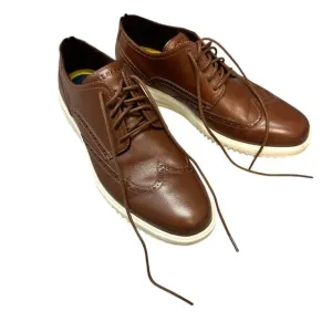 Cole Haan Men's Wingtip Oxford Shoes Brown Size 11 Dress Lace Up