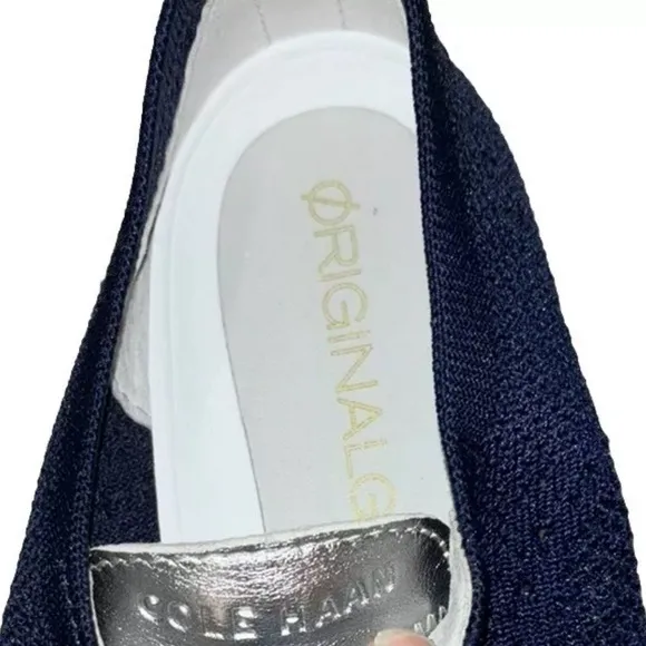 Cole Haan Original Grand Womens Size 7 1/Navy Casual Wingtip Oxford Shoes W11503