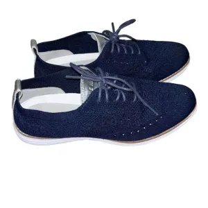 Cole Haan Original Grand Womens Size 7 1/Navy Casual Wingtip Oxford Shoes W11503