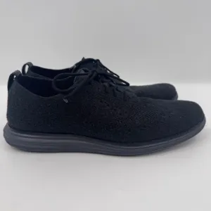 Cole Haan Shoes Men 10M Black Original Grand Stitchlite Wingtip Oxford Classic