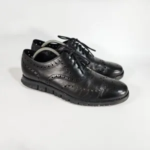 Cole Haan Shoes Men's 11.5 M Zerogrand Wingtip Oxford Leather Perforated Foam