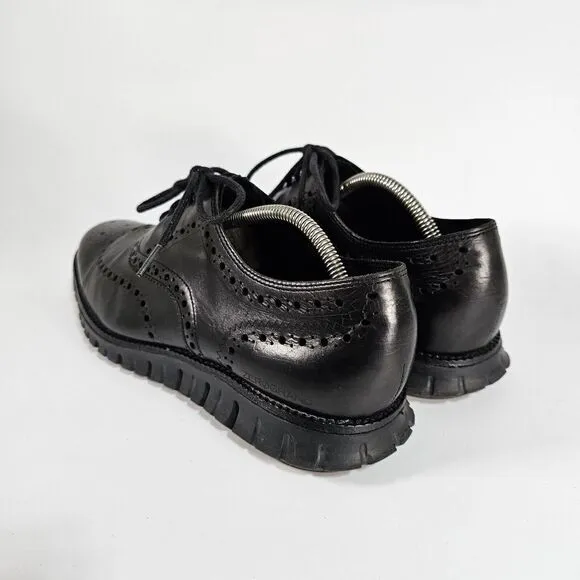 Cole Haan Shoes Men's 11.5 M Zerogrand Wingtip Oxford Leather Perforated Foam