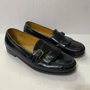 Cole Haan Size 11.5 D Pinch Buckle Kiltie Loafers Leather Office Dress Shoes
