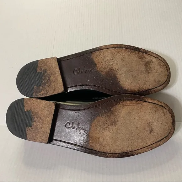 Cole Haan Size 11.5 D Pinch Buckle Kiltie Loafers Leather Office Dress Shoes