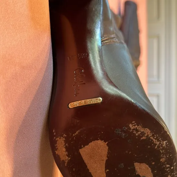 Cole Haan Very Soft Leather Boots. Made in Brazil. Brown. Size 8.5 AA