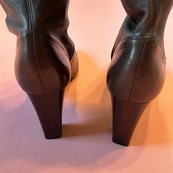 Cole Haan Very Soft Leather Boots. Made in Brazil. Brown. Size 8.5 AA