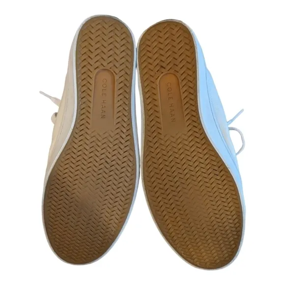 Cole Haan White Leather Trainers Size 7.5 GUC