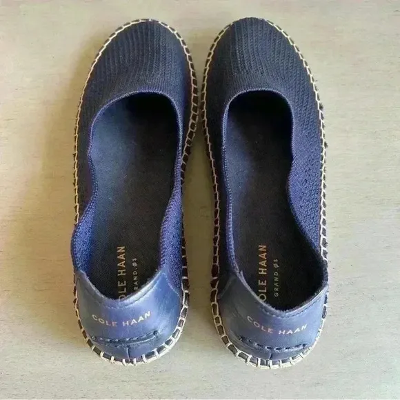 Cole Haan Women's Grand OS Cloudfeel Stitchlite Espadrille Flat US 8.5 Slip On