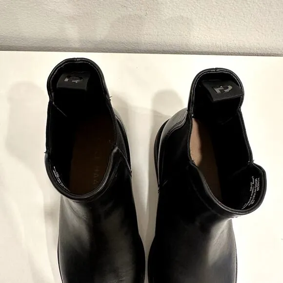 Cole Haan Women's Size 7 OrginalGrand Platform Waterproof Black Chelsea Boot