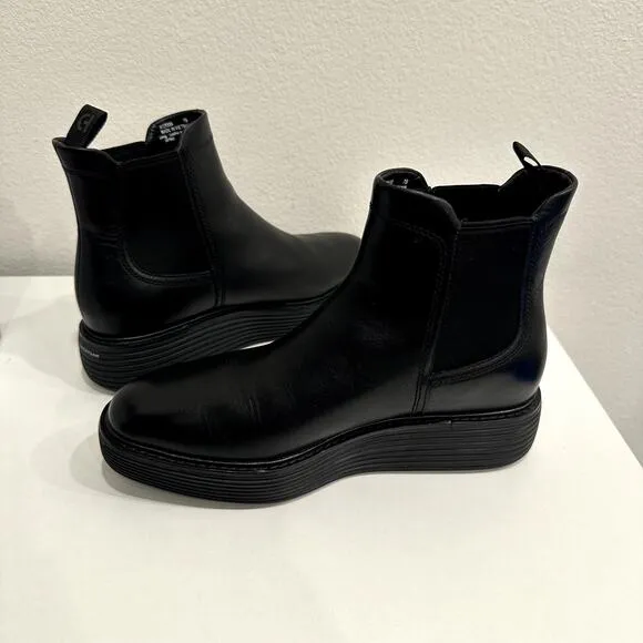 Cole Haan Women's Size 7 OrginalGrand Platform Waterproof Black Chelsea Boot