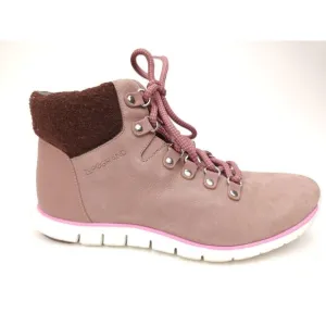 Cole Haan Womens Zerogrand Hiker Hiking Boots Rose Pink Leather Waterproof 7.5 B