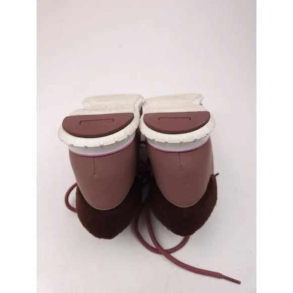 Cole Haan Womens Zerogrand Hiker Hiking Boots Rose Pink Leather Waterproof 7.5 B