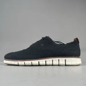 Cole Haan ZeroGrand Men’s 11 M Black Wingtip Oxford Casual Dress Shoe Stitchlite