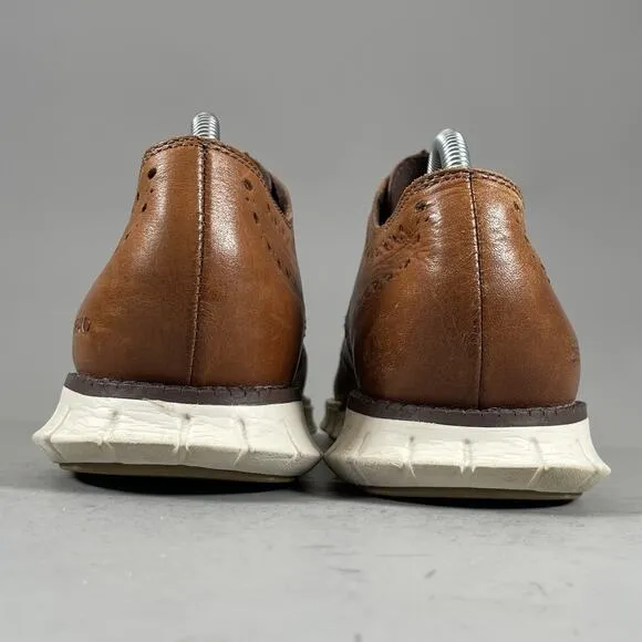 Cole Haan ZeroGrand Men’s Size 8.5 M Wingtip Oxford Brown Casual Dress Shoes GUC