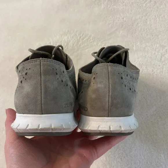 Cole Haan Zerogrand Wingtip Suede Sneakers Size 8.5