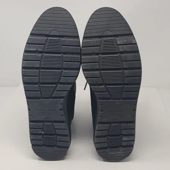 Cole Haan Black Leather Waterproof Boots, Women's 9