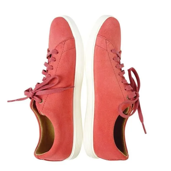 Cole Haan Grand OS Crosscourt II Orange Suede Sneakers 9.5