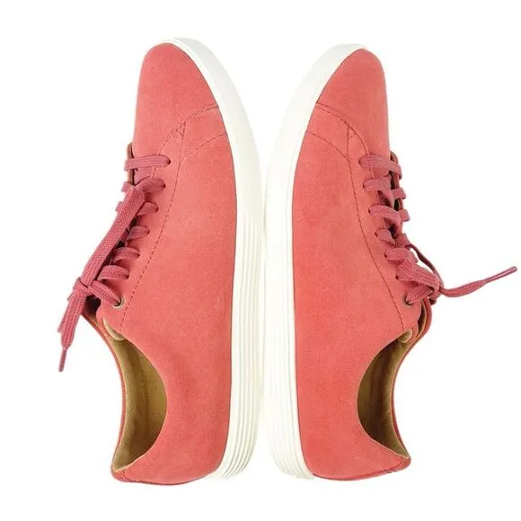 Cole Haan Grand OS Crosscourt II Orange Suede Sneakers 9.5