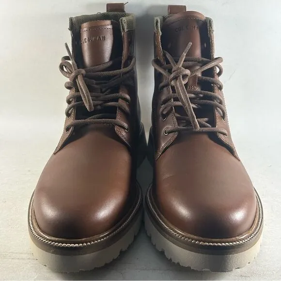 Cole Haan Men's American Classics Leather Waterproof Boots Brown Size 9.5 M
