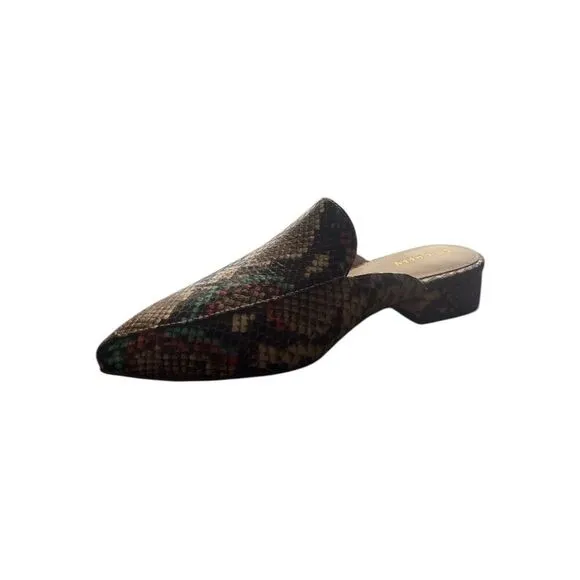 Cole Haan Piper Mule Snake Skin Womens Size 5.5 NEW WITH BOX