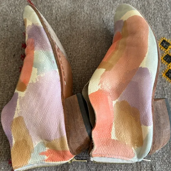 Colorful, Handpainted Desi Boots by Lauren Brinkers
