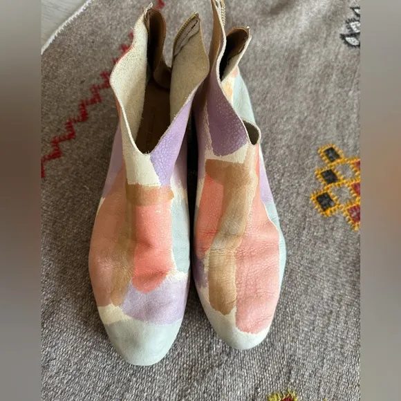 Colorful, Handpainted Desi Boots by Lauren Brinkers