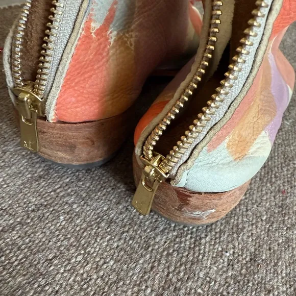 Colorful, Handpainted Desi Boots by Lauren Brinkers