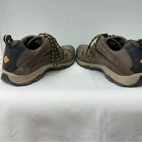 Columbia Crestwood waterproof brown suede hiking shoes men's 14 wide width