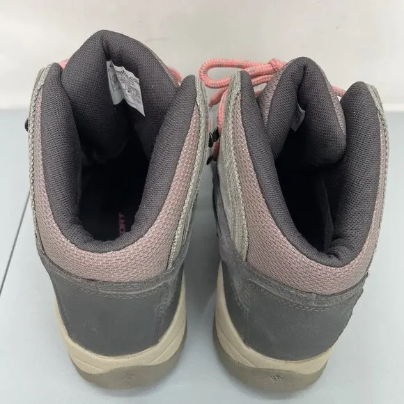 Columbia Newton Ridge Plus Mid Boots Waterproof Hiking Suede Gray Womens 10.5W